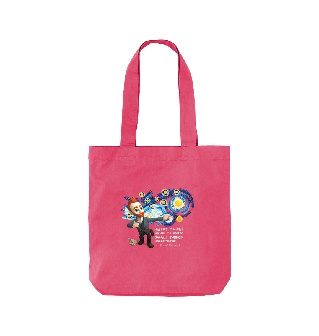 Raspberry Pink Printed Bag