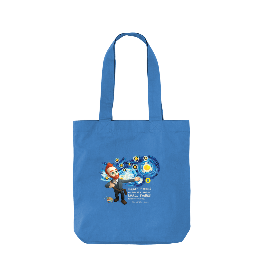 Cornflower Blue Printed Bag