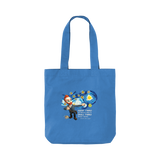 Cornflower Blue Printed Bag