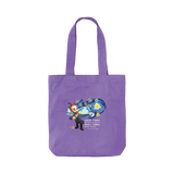 Violet Printed Bag